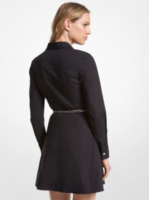 Michael kors outlet belted shirt dress