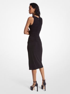 Stretch Matte Jersey Ruched Dress image number 1