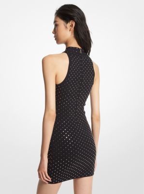 Michael kors studded store stretch knit dress