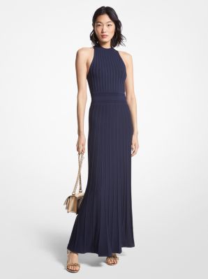 Michael kors maxi dress navy online