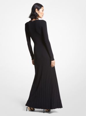 Stretch Knit Ring Maxi Dress | Michael Kors