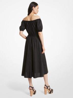 Michael kors off on sale the shoulder dress