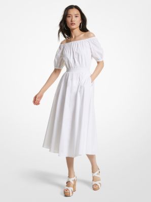 Michael kors off shoulder dress on sale