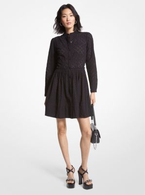 Michael Kors Women's Eyelet Cotton Lawn Dress