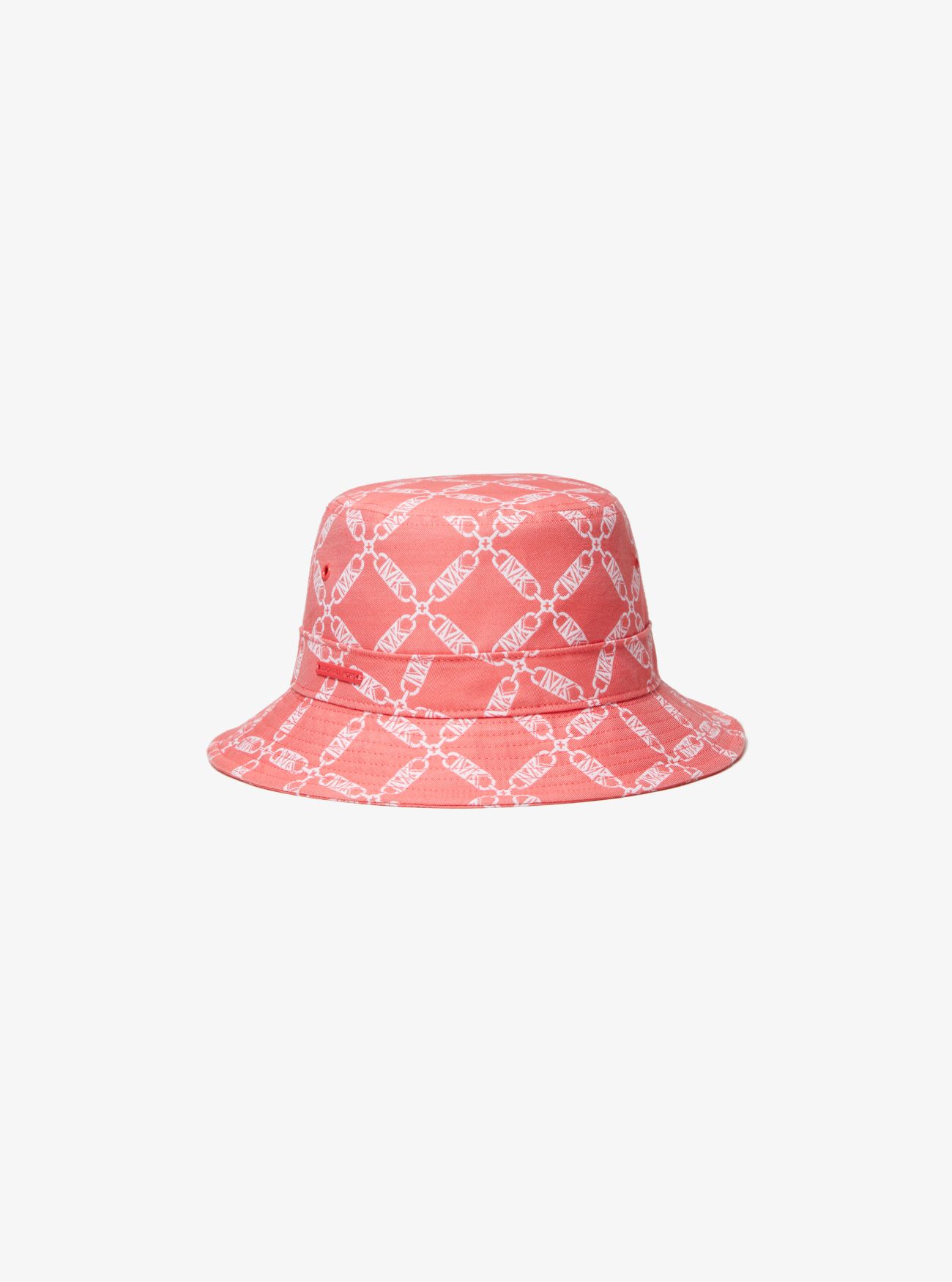 MK Empire Logo Jacquard Bucket Hat - Pink - Michael Kors