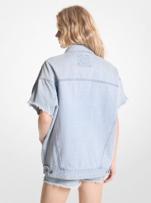 Frayed Denim Jacket image number 1