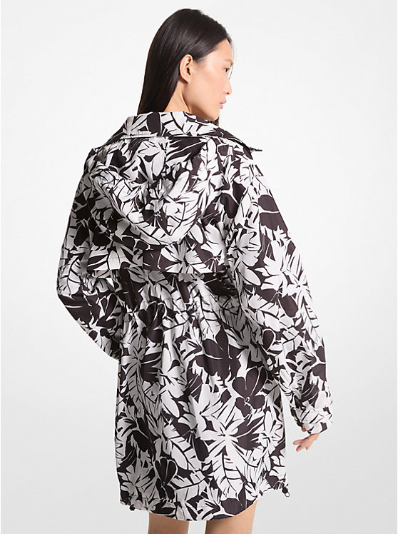 Palm Print Woven Anorak image number 1