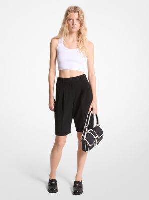 Crepe Bermuda Shorts image number 0