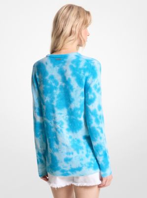 Pullover in cashmere con stampa image number 1