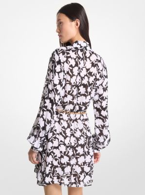 Floral Georgette Midi Dress