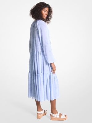 Embellished Printed Georgette Dress | Michael Kors