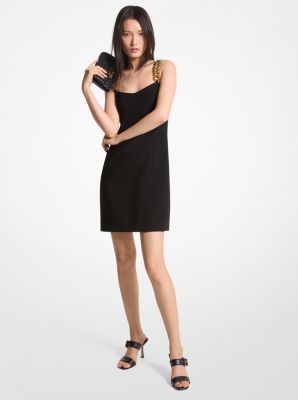 Michael Michael Kors Women's Chain-Print Pull-On Pants (XXL, Black/Silver)  at  Women's Clothing store