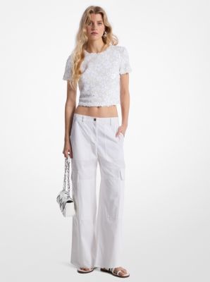 Pantalon cargo en coton image number 0