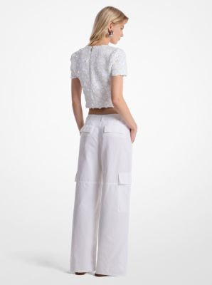 Pantalon cargo en coton image number 1