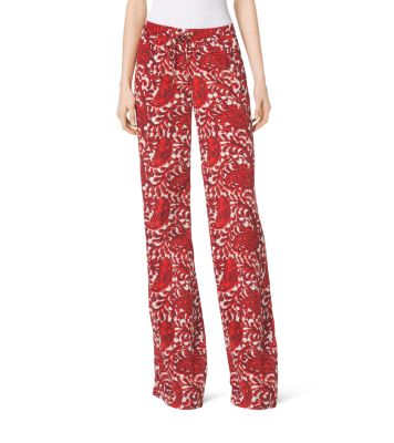 Paisley Wide-Leg Pants | Michael Kors