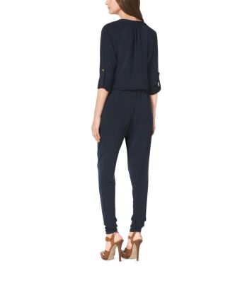 Matte-Jersey Jumpsuit