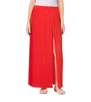 Pleated Maxi Skirt Michael Kors Canada