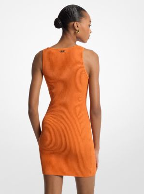 Ribbed Stretch Viscose Tank Dress image number 1