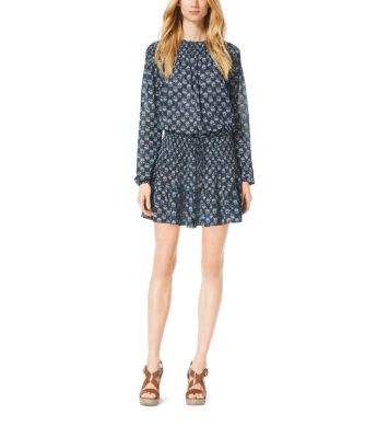 michael kors smocked dress