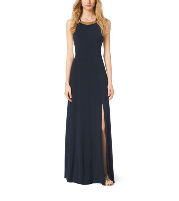 michael kors maxi dress with sleeves