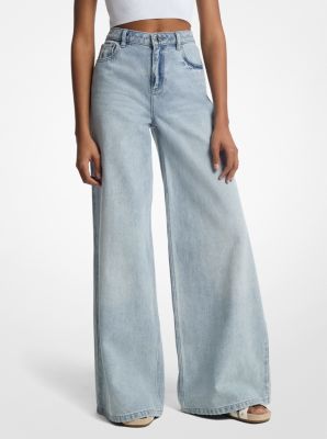 Denim Wide-Leg Jeans image number 0