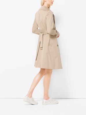 Michael kors cheap tan trench coat