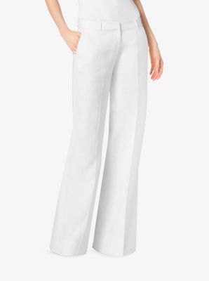 michael kors white linen pants