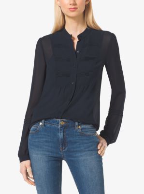 Pintuck Blouse