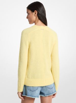 Nylon and Alpaca Blend Sweater