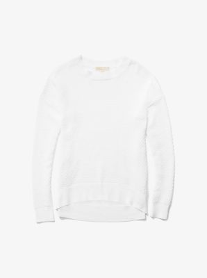 Chandail &agrave; encolure ras-du-cou en coton