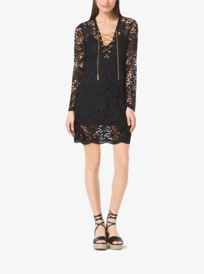 Michael kors 2024 lace up dress