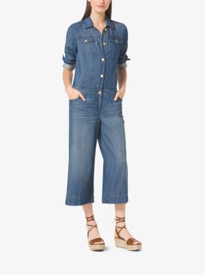 Michael kors cheap denim jumpsuit