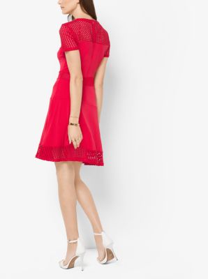 Michael kors clearance mesh combo dress