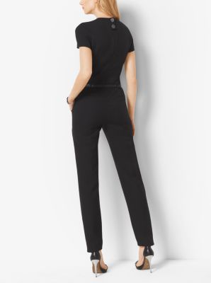 Michael kors lace clearance sleeve jumpsuit