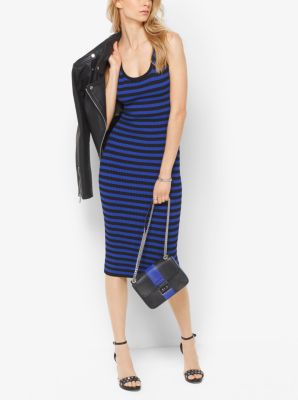 Striped Ribbed Tank Dress