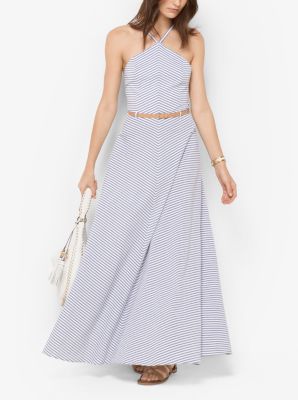Seersucker Maxi Dress