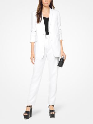 Michael kors white on sale linen blazer