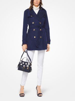 michael kors trench coat with hood