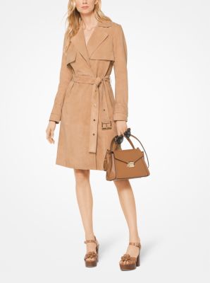 michael kors suede coat