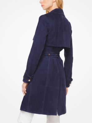 Michael kors shop suede trench coat