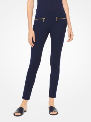 Hutton Cotton-blend Leggings | Michael Kors