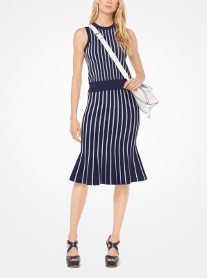 Striped Stretch-Viscose Tank