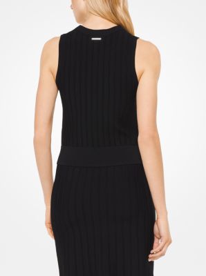 Camiseta sin mangas de viscosa elástica