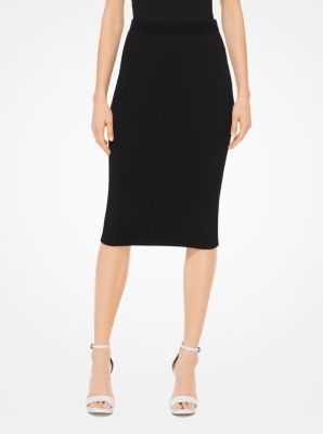 michael kors black pencil skirt