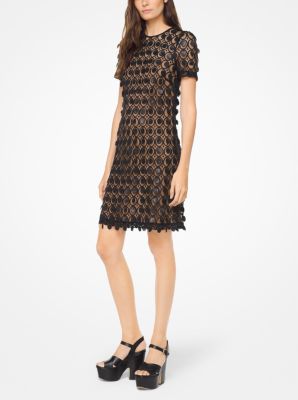 Michael kors mesh combo dress online