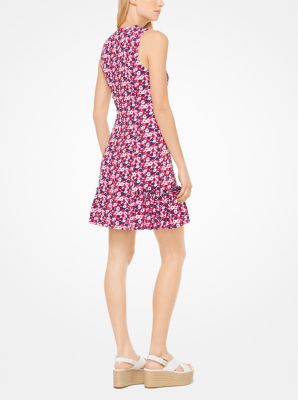 michael kors carnation georgette dress