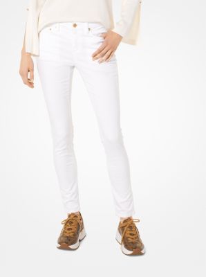 michael kors jeans white