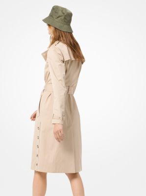 Sateen Trench Coat Michael Kors