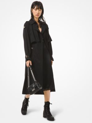 Michael michael kors lyocell store trench coat