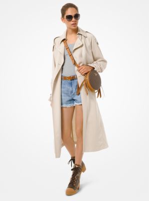 Draped Trench Coat image number 0